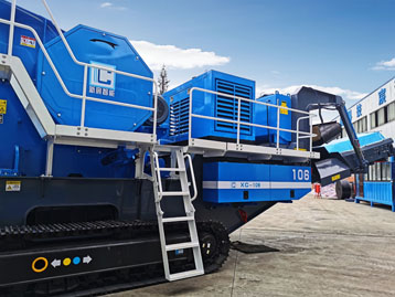 Crawler jaw mobile crushing station xc-106