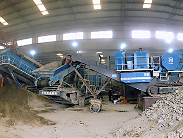 Sichuan granite mobile processing line